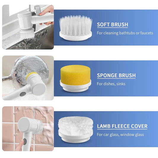 5-in-1 Magic Electric Cleaning Brush