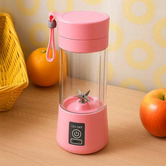 Portable Blender Juicer with 6 Blades - Mini Smoothie Maker