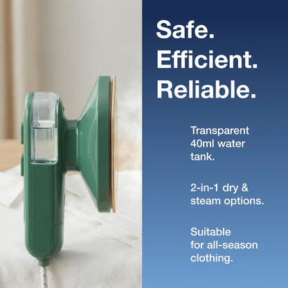 2-in-1 Portable Mini Steam Iron