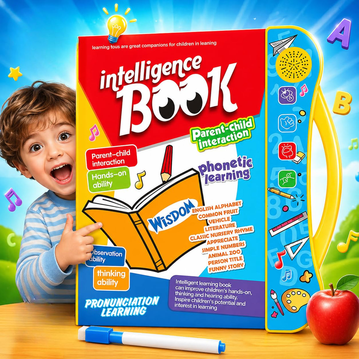 Interactive Sound Learning Book for Kids