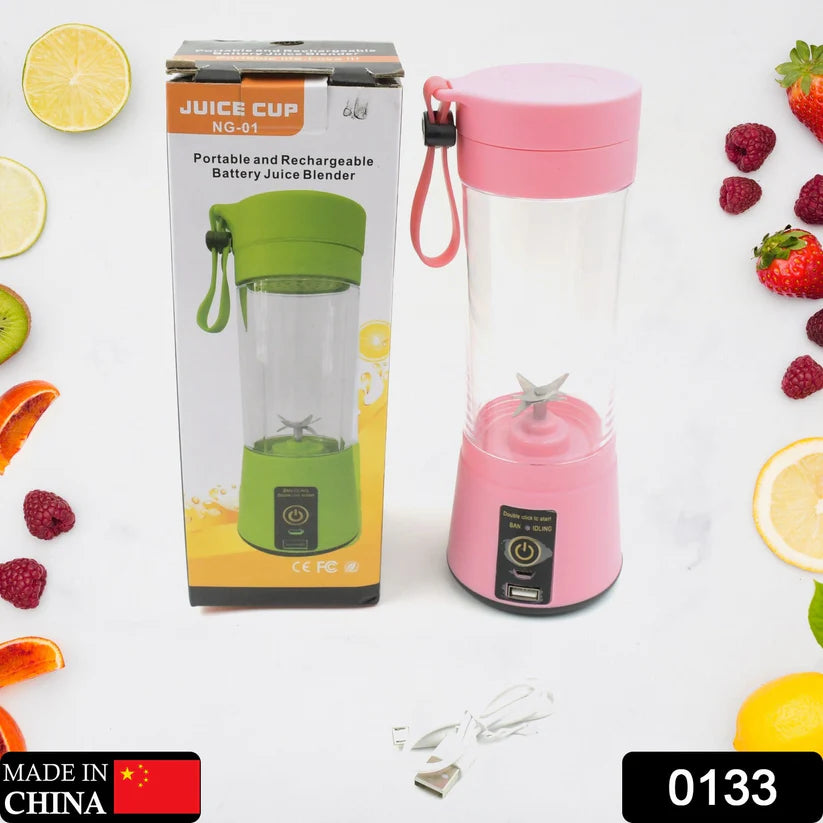 Portable Blender Juicer with 6 Blades - Mini Smoothie Maker