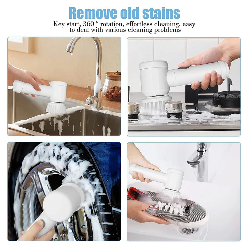 5-in-1 Magic Electric Cleaning Brush
