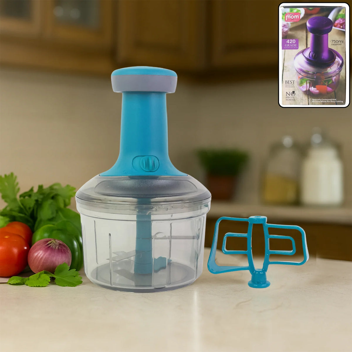Multipurpose Premium Handpress Vegetable Chopper