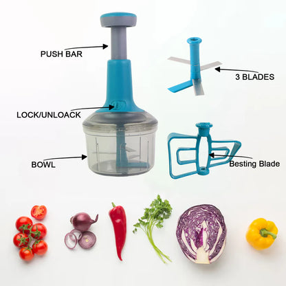 Multipurpose Premium Handpress Vegetable Chopper